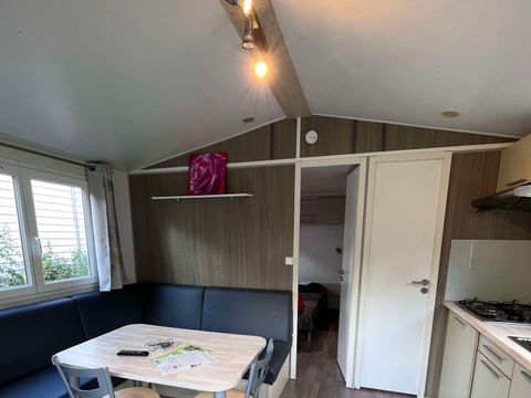 Mobilhome 2 personnes - Mobil-Home - CONFORT - 1 Chambre - TV - Terrasse semi-couverte