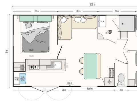 MOBILHOME 6 personnes - Grand Riviera