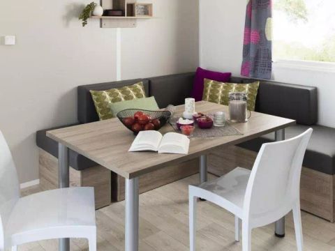 MOBILHOME 4 personnes - Mobil-home Confort 3 Pièces 4 Personnes + TV