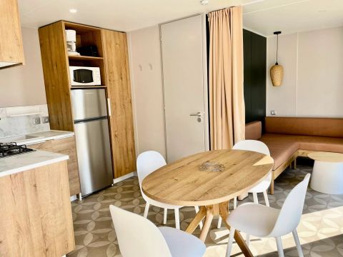MOBILHOME 6 personnes - Mobil-home Privilège 3 Pièces 4/6 Personnes + TV