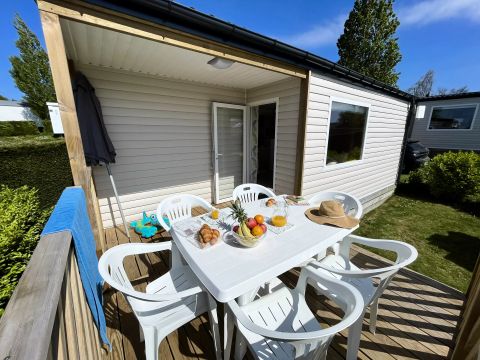 MOBILHOME 4 personnes - Mobil-home Confort 3 Pièces 4 Personnes + TV