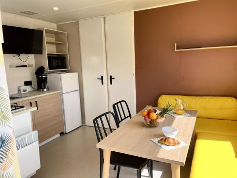MOBILHOME 4 personnes - Mobil-home Confort 3 Pièces 4 Personnes + TV
