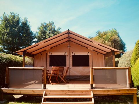 TENTE 5 personnes - Tente lodge non sanitarisée 2 chambres 5 p