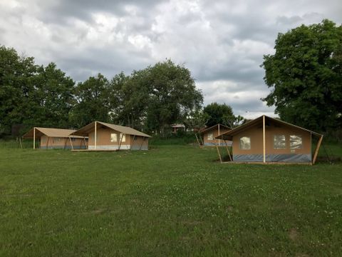 TENTE TOILE ET BOIS 5 personnes - Tente Safari