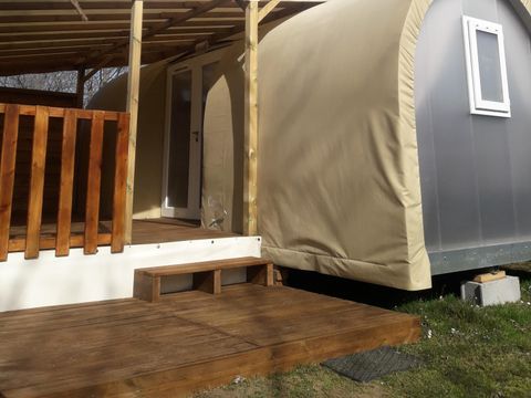 BUNGALOW TOILÉ 4 personnes - COCO SWEET (sans sanitaire, sans eau, sans terrasse)