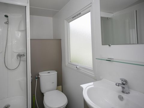 MOBILHOME 2 personnes - Valentin - cuisine sur terrasse