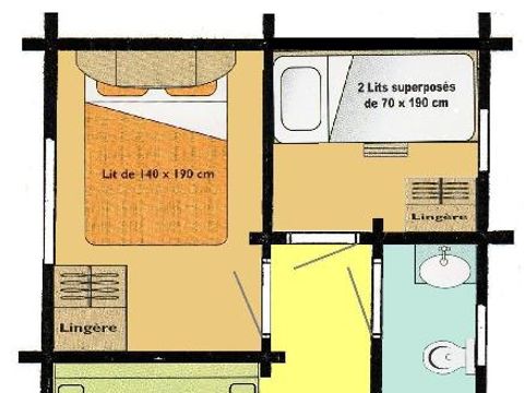 CHALET 4 personnes - 30m2