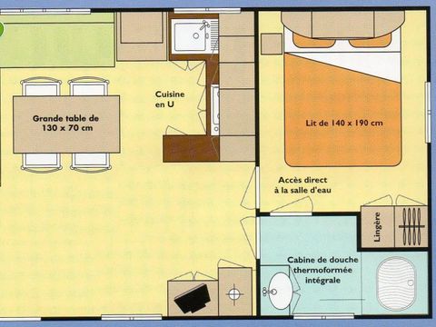 MOBILHOME 5 personnes - 31 m2