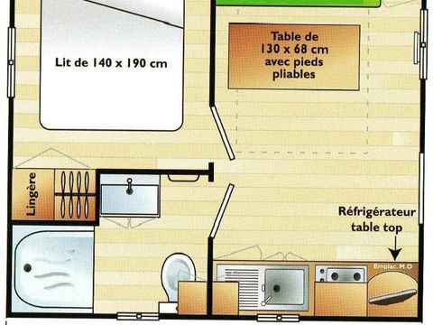 MOBILHOME 2 personnes - 16m2