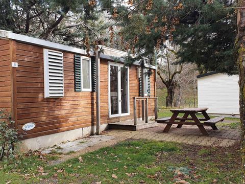 MOBILHOME 6 personnes - Rhododendron 32m2 - arrivée mercredi,