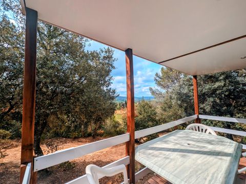 MOBILHOME 5 personnes - LOUISIANE - 2 chambres avec terrasse couverte - 22m²