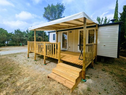 MOBILHOME 4 personnes - PREMIUM - 2 chambres avec climatisation, TV et lave-vaisselle - 31m²