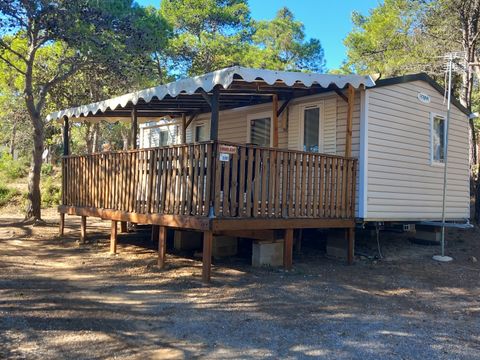 MOBILHOME 6 personnes - TOUT CONFORT - 3 chambres avec climatisation et TV - 30m²