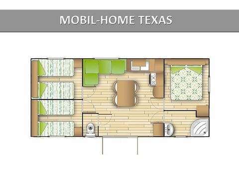 MOBILHOME 6 personnes - Loft premium 33/34m² - Climatisation - TV