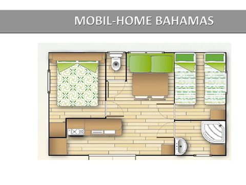 MOBILHOME 4 personnes - Loggia classic  31m²