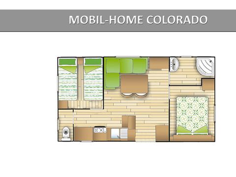 MOBILHOME 4 personnes - Loggia classic 25m2