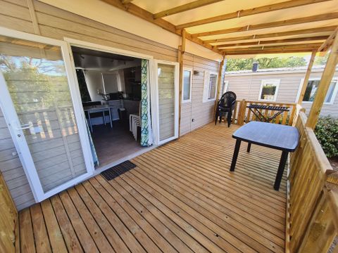 MOBILHOME 6 personnes - Espace premium 33m² - Climatisation - TV