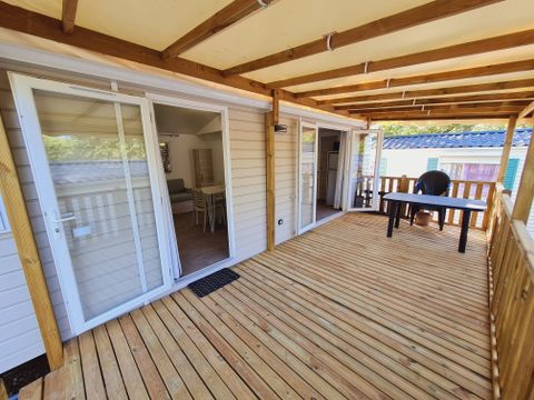 MOBILHOME 4 personnes - Loggia Premium 33m² - Climatisation - TV