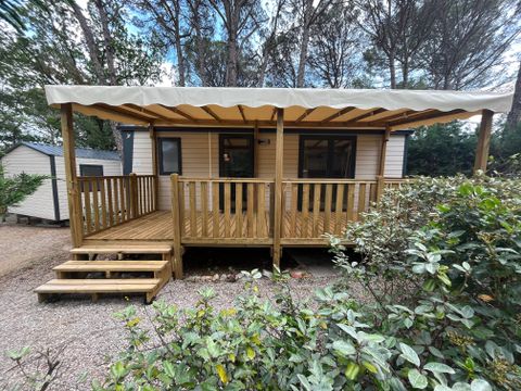 MOBILHOME 4 personnes - Family Premium 29m² Clim TV
