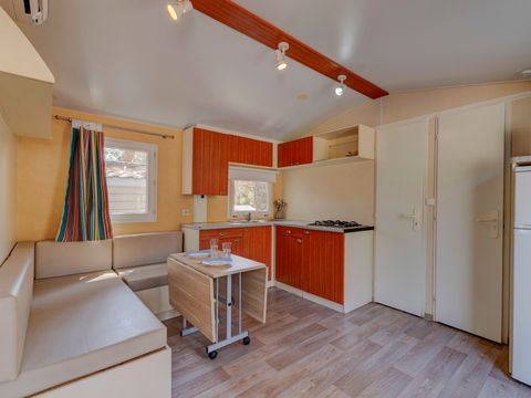 Mobilhome 6 personnes - Classic | 3 Ch. | 6 Pers. | Terrasse surélevée | Clim.