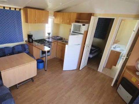 MOBILHOME 6 personnes - Comfort | 2 Ch. | 4/6 Pers. | Terrasse surélevée | Clim.