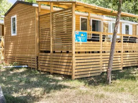 MOBILHOME 4 personnes - Premium | 2 Ch. | 4 Pers. | Terrasse surélevée | Clim.