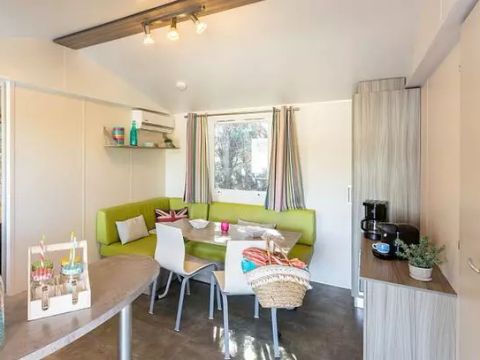 Mobilhome 6 personnes - Comfort | 2 Ch. | 4/6 Pers. | Terrasse Lounge | Clim.