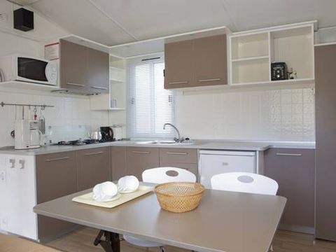 MOBILHOME 6 personnes - Classic | 2 Ch. | 4/6 Pers. | Terrasse surélevée | Clim.