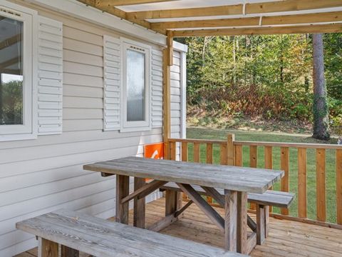 MOBILHOME 4 personnes - Comfort | 2 Ch. | 4 Pers. | Terrasse surélevée | Clim.