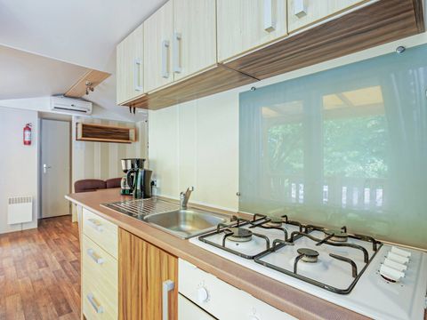 MOBILHOME 6 personnes - Comfort | 2 Ch. | 4/6 Pers. | Terrasse surélevée | Clim.