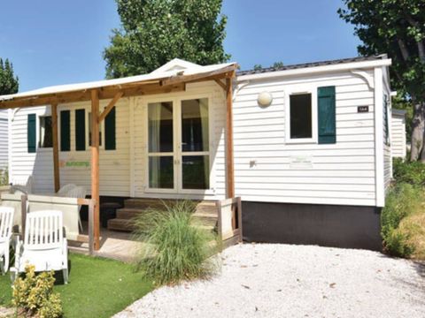 MOBILHOME 8 personnes - Comfort | 3 Ch. | 6/8 Pers. | Terrasse surélevée | Clim.