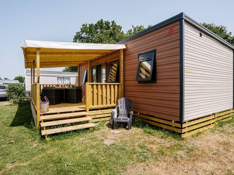 MOBILHOME 6 personnes - Premium | 3 Ch. | 6 Pers. | Terrasse surélevée | Clim.