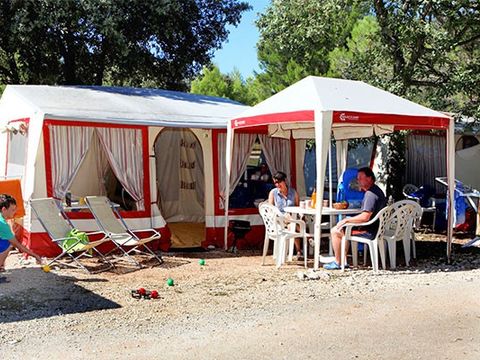 Bungalow 5 personnes - Bungalow toilé | 2 Ch. | 4/5 Pers. | Sans SDB