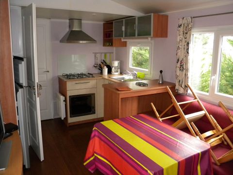 Mobilhome 4 personnes - H3 - CLIM - 2 chambres - Grande terrasse