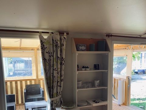 Mobilhome 4 personnes - H - 07 - CLIM - 2 chambres - Grande Terrasse