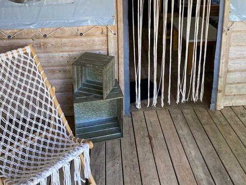 BUNGALOW TOILÉ 4 personnes - B11 Lodge Toilé 2ch WC