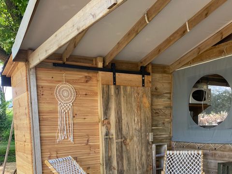 Bungalow toilé 4 personnes - B11 Lodge Toilé - 2 chambres - WC