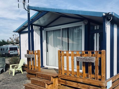 Chalet 5 personnes - H 33 - 2 chambres - Terrasse Au sol