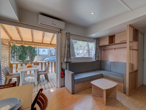 Mobilhome 6 personnes - Mobil-home | Comfort XL | 3 Ch. | 6 Pers. | Terrasse surélevée | Clim.
