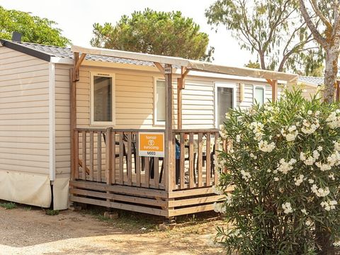 Mobilhome 6 personnes - Mobil-home | Comfort | 3 Ch. | 6 Pers. | Terrasse surélevée | Clim.