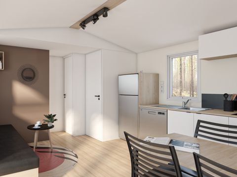 MOBILHOME 6 personnes - PRESTIGE 3 chambres