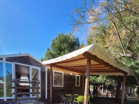 Chalet 5 personnes - PREMIUM 34 m2 + TV + CLIM