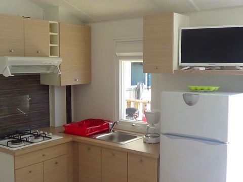 Mobilhome 6 personnes - 3 chambres - 32 m² - Clim - TV