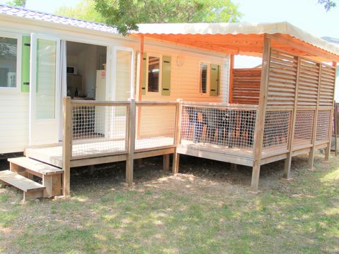 Mobilhome 6 personnes - 3 chambres - 32 m² - Clim - TV