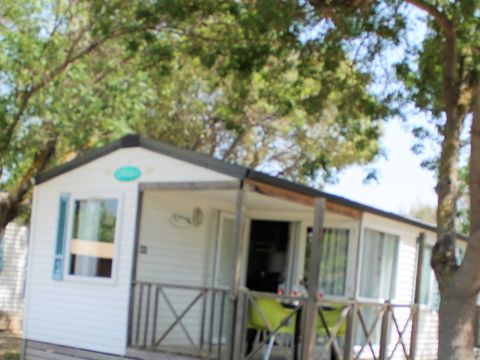 Mobilhome 4 personnes - MH2 - FAMILLE - CONFORT 29 m² avec terrasse et climatisation