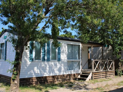 Mobilhome 4 personnes - MH2 - FAMILLE - CONFORT 29 m² avec terrasse et climatisation