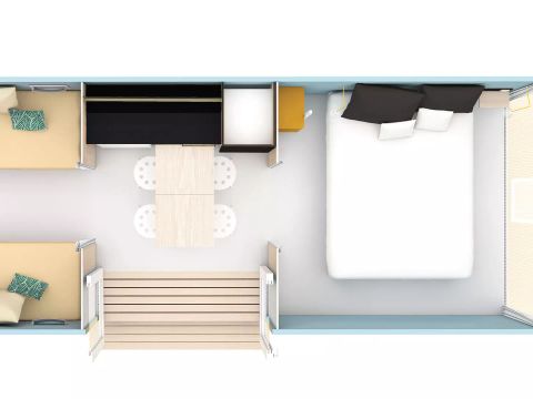 TENTE 4 personnes - Coco Sweet 3 pièces 4 personnes Sans Sanitaires