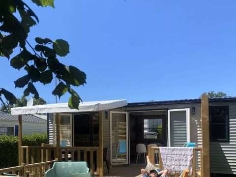 MOBILHOME 4 personnes - Côté Jardin 3 Pièces 4 Personnes + TV
