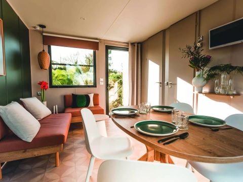 MOBILHOME 4 personnes - Côté Jardin 3 Pièces 4 Personnes + TV