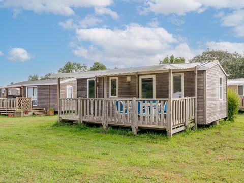 MOBILHOME 6 personnes - Standard 28m² - 3 chambres + TV + Terrasse